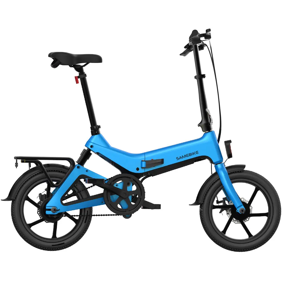 2022 OEM 16 inch ebike Magnesium Alloy SAMEBIKE JG7186 small folding  electric bike bicycle