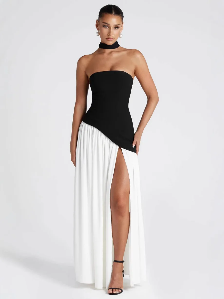 off the shoulder bandeau dress SNDYS - Maxi Dress - Women - Polyester/Spandex - M