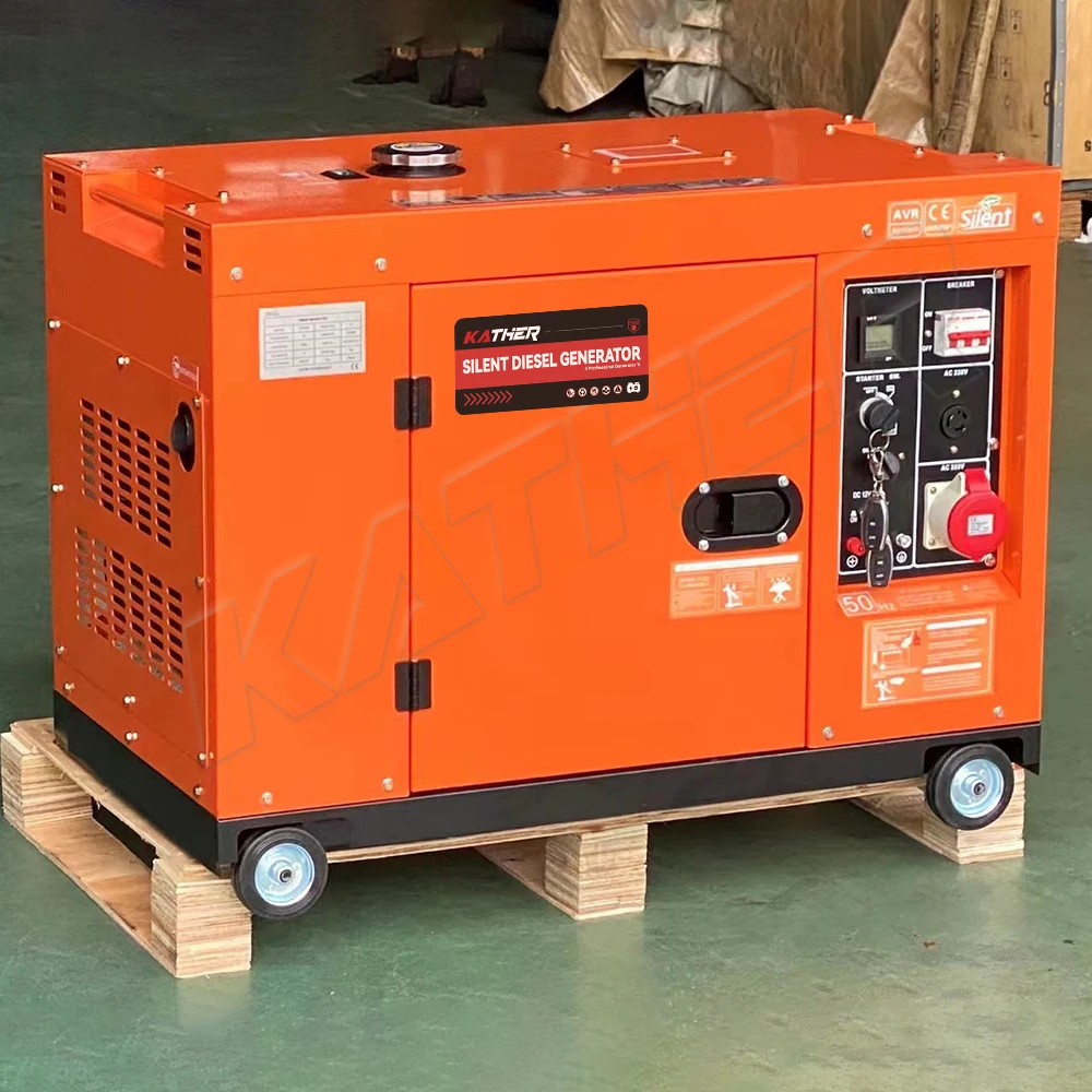 50Hz/60Hz Superleiser Dieselgenerator 10 kW Generator Wassergekühlter 10 kVA Diesel Schalldämmender Luftgekühlter Generator 20 kVA 15 kW