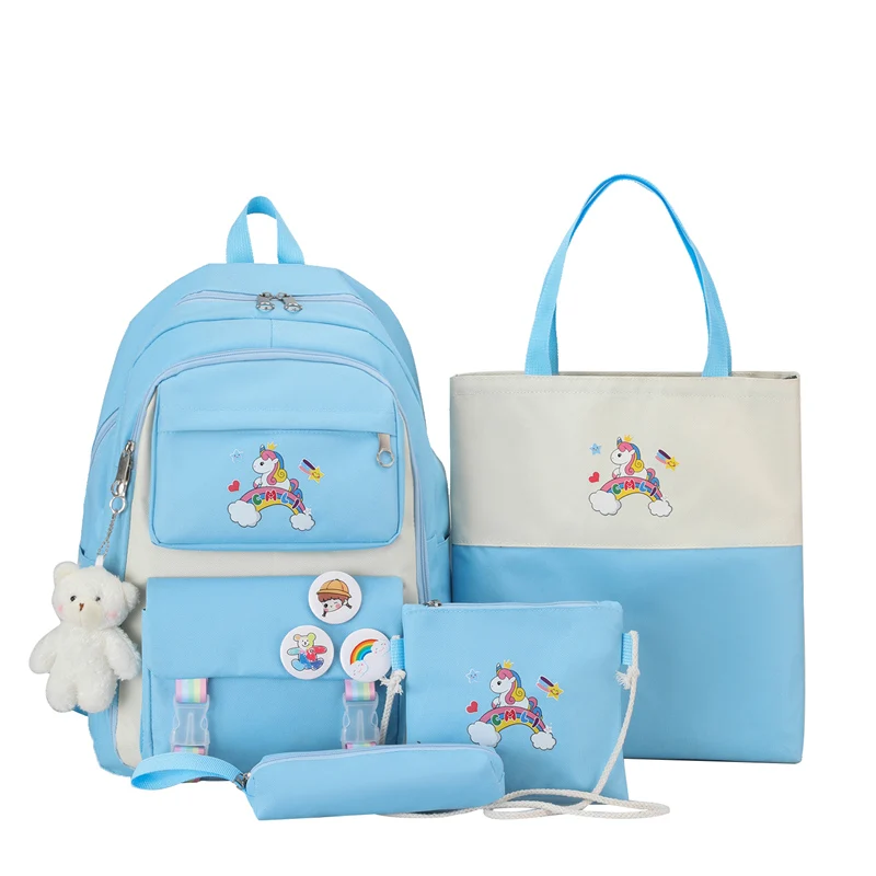 Zaino In Tela Per Ragazze E Studentesse - Capiente, Leggero E Portatile Per Laptop 15.6 Pollici - Casual Donna