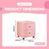 Pink two-drawer version