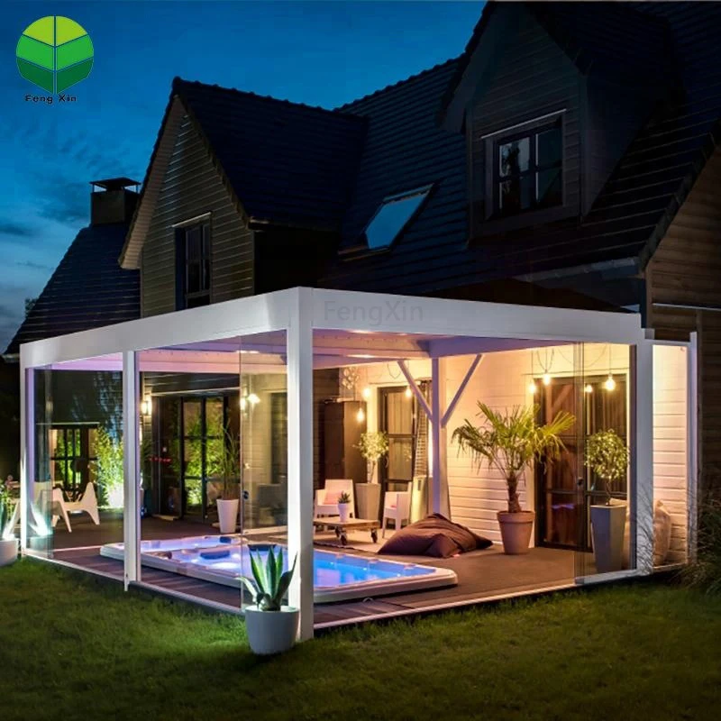 Waterproof Aluminum Pergola Wood Like Pergola Building for Garden Pergola Trellis