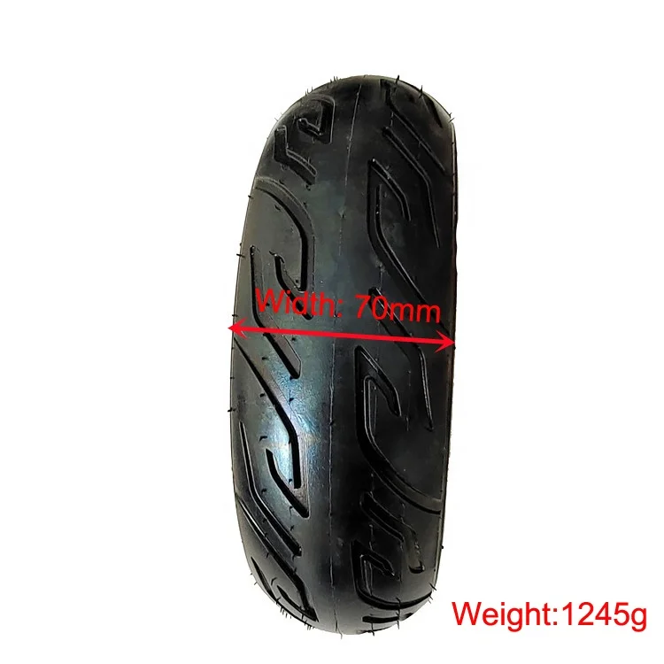 Pneumatico Solido Da 10 Pollici, Pneumatico Per Scooter 10x2 65 Tubeless Antiforatura E Antideflagrante