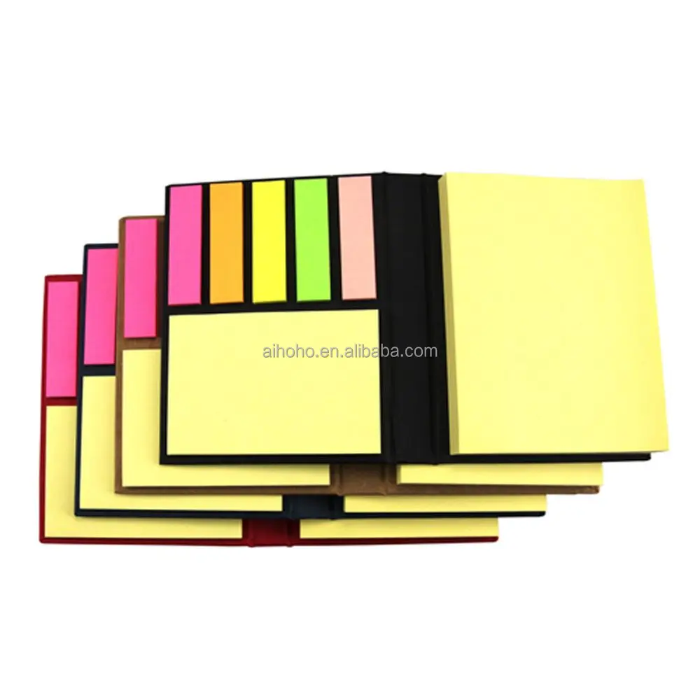 Sticky Flags and Note in a Pocket Size Book Contains 2 Note Pad and 5 ...