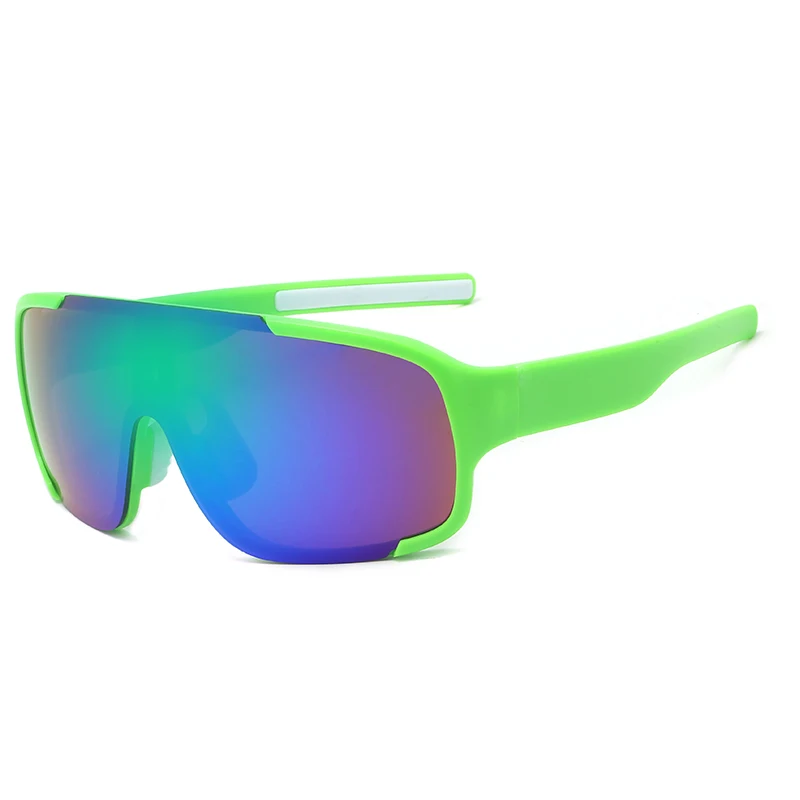 Big Frame Sunglasses for Men One Piece Lens Poc Sport Sunglasses