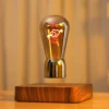 Wood base Levitating bulb