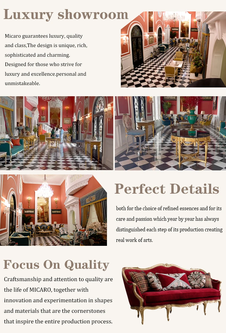 Luxury Italian Classic Solid Wood Dining Room Furniture