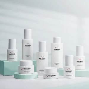 Cosmetic Packaging 20ml 30ml 40ml 120ml 150ml Matt White Glass Spray Bottles Full Set Matt White Glass Bottle with White Pump