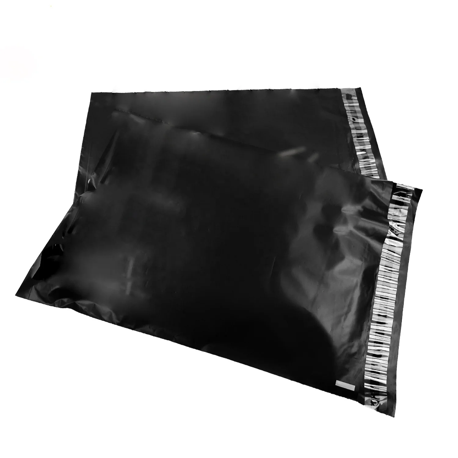 Wholesale Blank Logo Black Plastic Shipping Satchels Courier Mailer Bags For Clothing Packaging