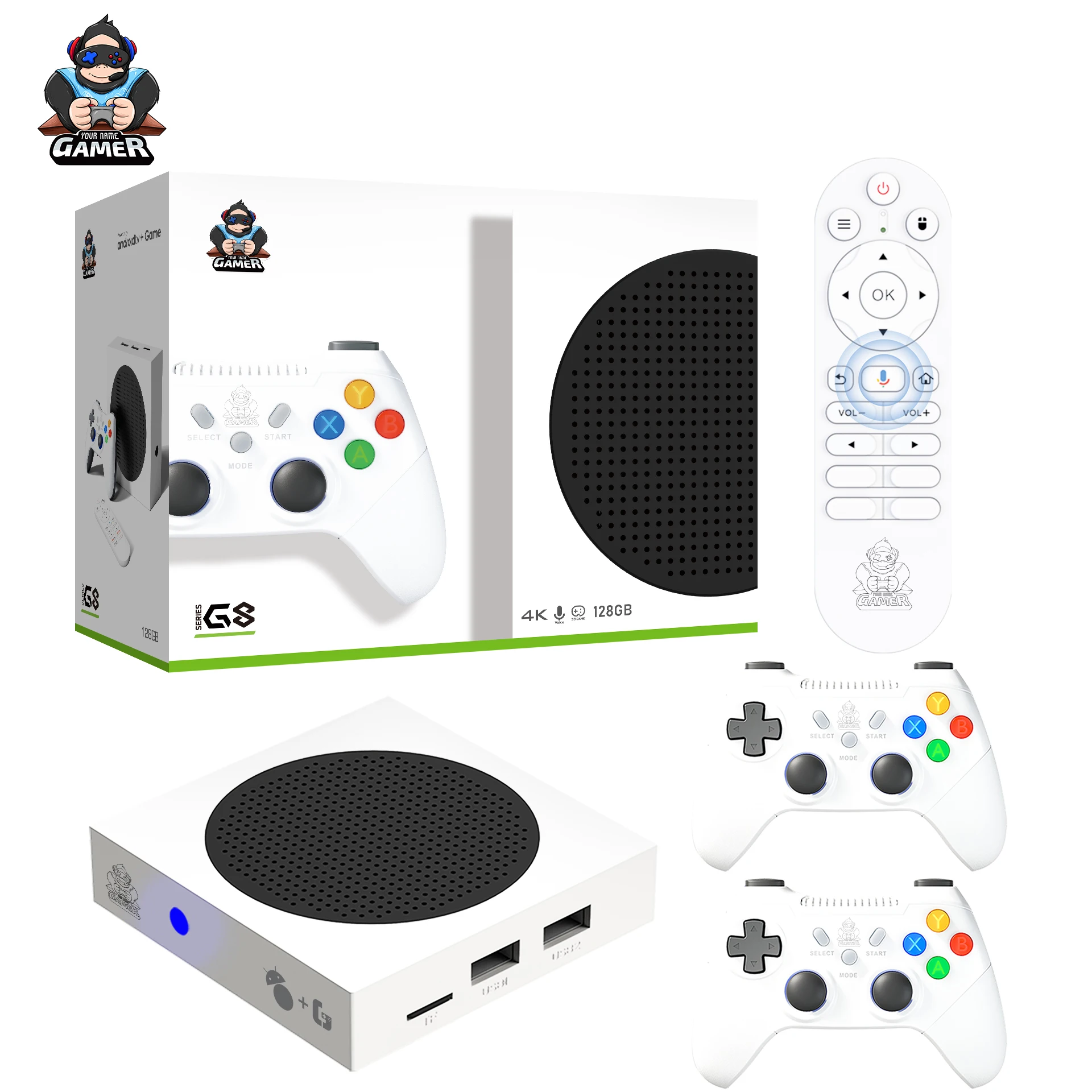 ZOKU G8 Video Game Box - 128GB Android 14 Retro Console