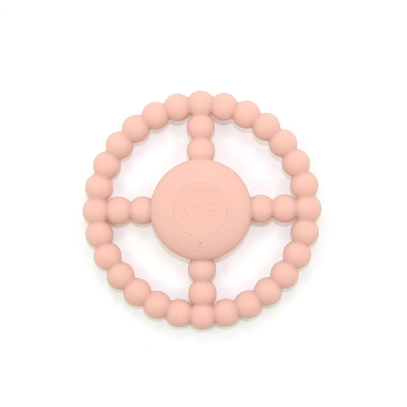 100 Food Grade Silicone Vibrating Teething Chewing Toys 100 Bpa Free