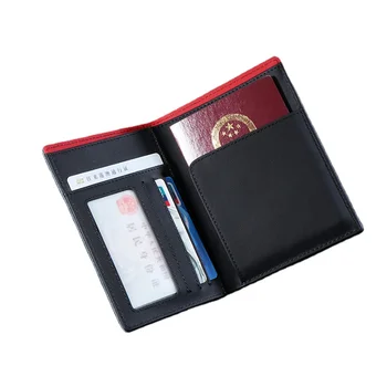 Alcantara Passport Bag Leather document holder Multi-function wallet Large capacity multi-card space for business gifts