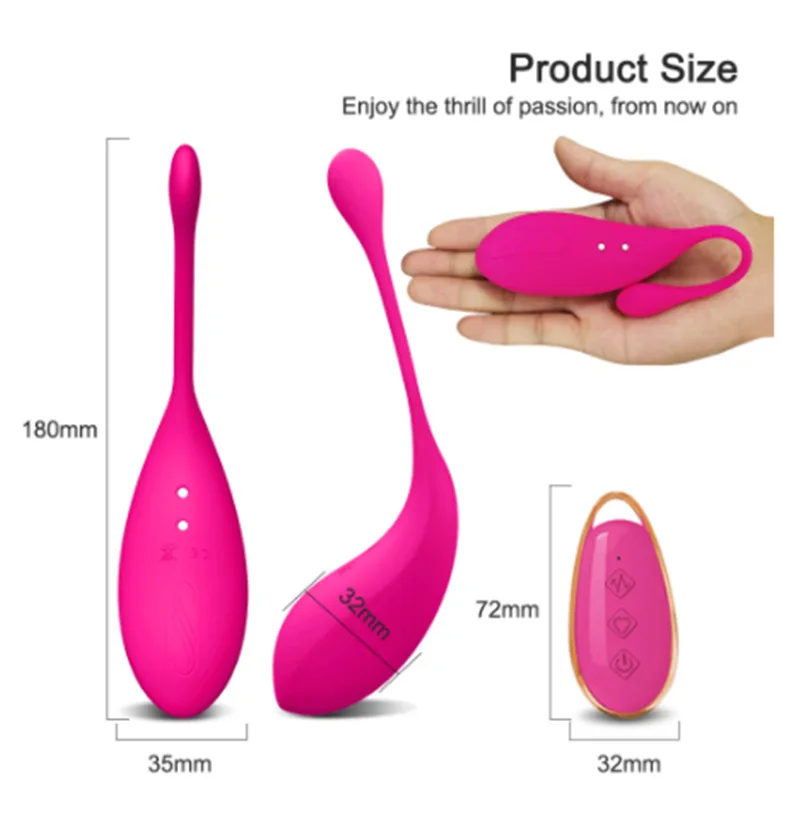 Powerful Vibrating Love Egg Wireless Remote Control Vibrator Female For Women Dildo G Spot 