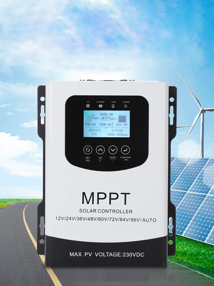 MPPT Solar Charge Controller 50a for 12v 24v 48v 60v 72v 84v 96v 100ah 200ah Lithium Gel Battery