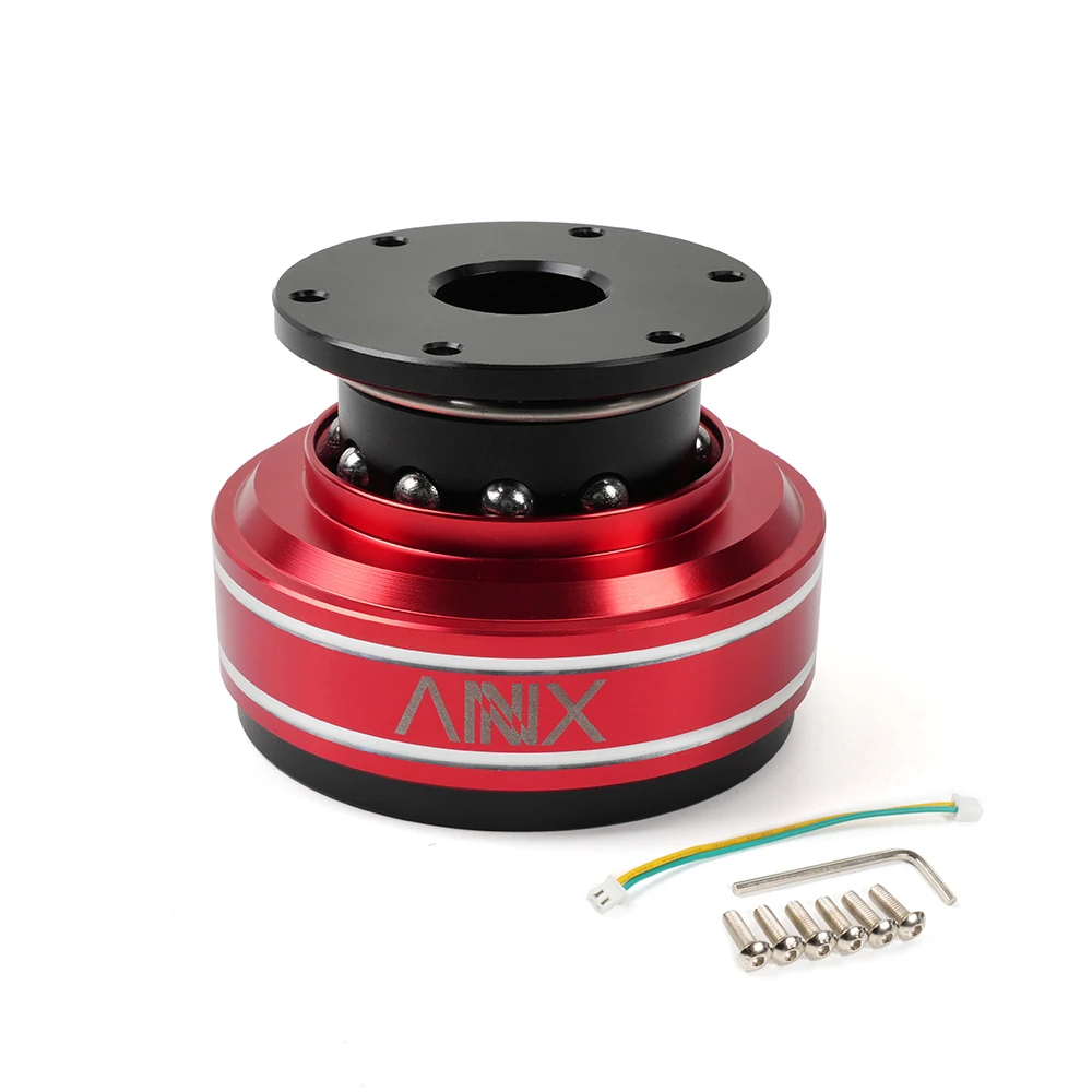 Wheel Hub Extender Sim Racing 6 Hole Racing Simulator Game Steering Wheel Quick Release Hub Adapter ...