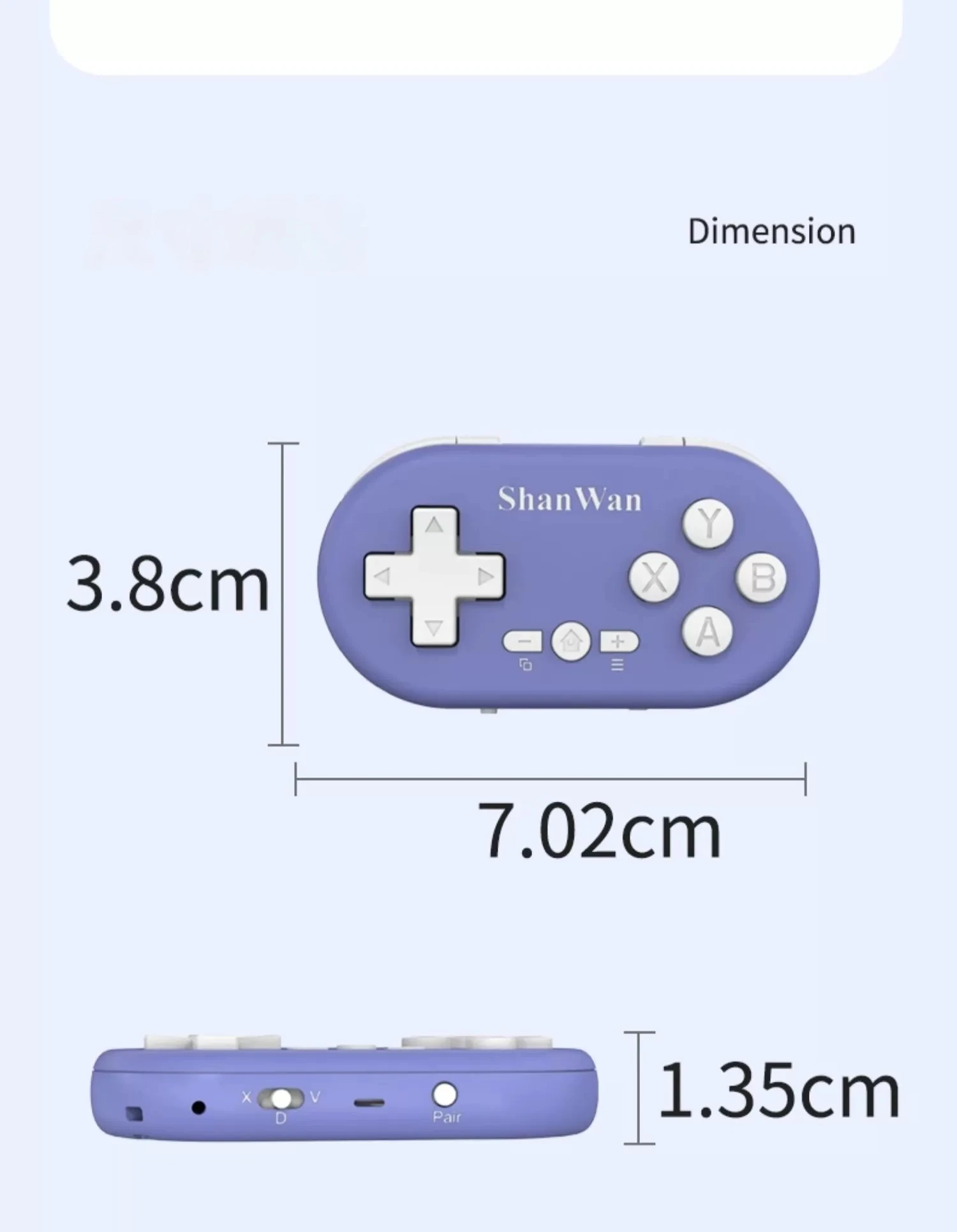 Controller ShanWan Per Smartphone – Supporto Incluso – Compatibile Android E IOS
