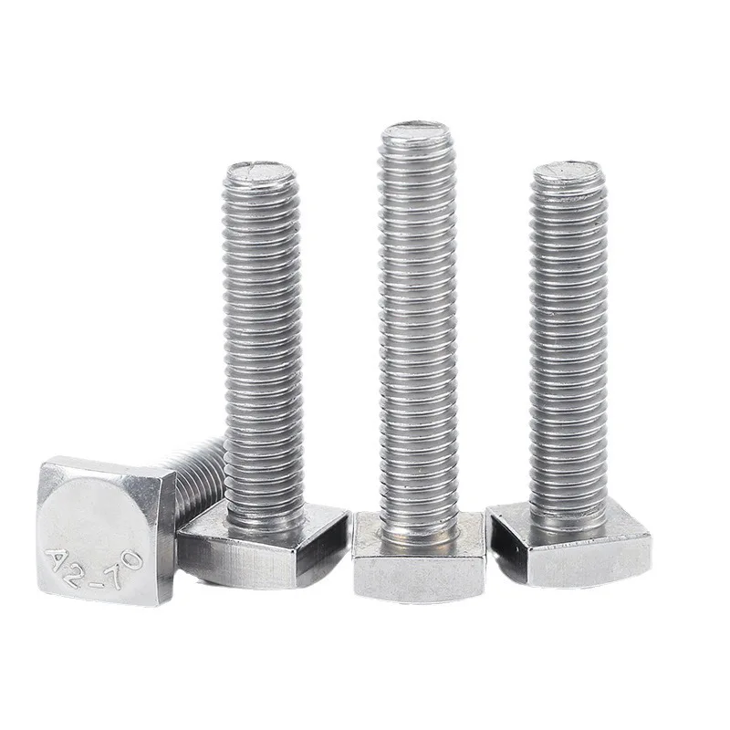 A2-70 A2-80 A4-70 A4-80 18-8 SS304 SS316 Stainless Steel Square Head Long Thin Royal L Key Bolt