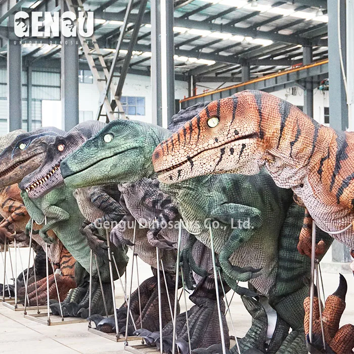 Adult Walking Dinosaur Costume Artificial 3D Metal for Indoor Use for School Kindergarten Daycare Public Airport Shopping Mall