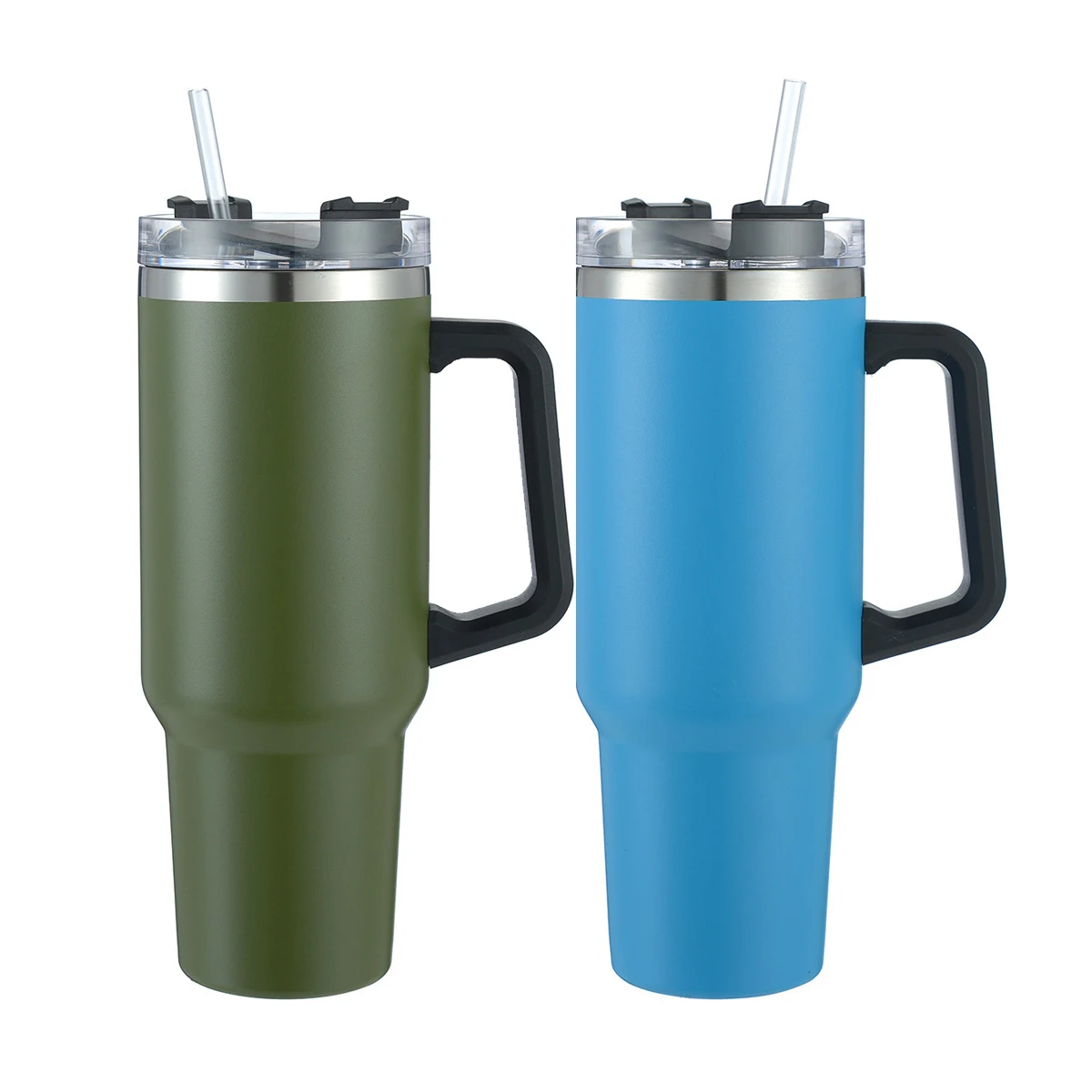 Customized Design 40oz 1200ml Double Wall Stainless Steel Wine Tumbler with Handle