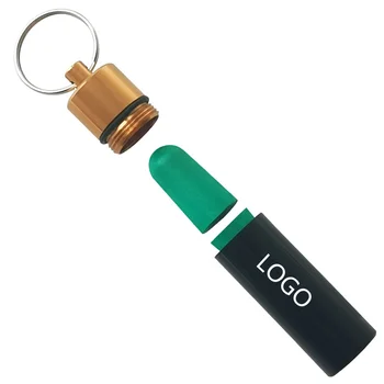 P10 Aluminum Tube Earplug Protector Motorcycle Earplugs Sound Insulation Metal Case Container Canister Hearing Protection