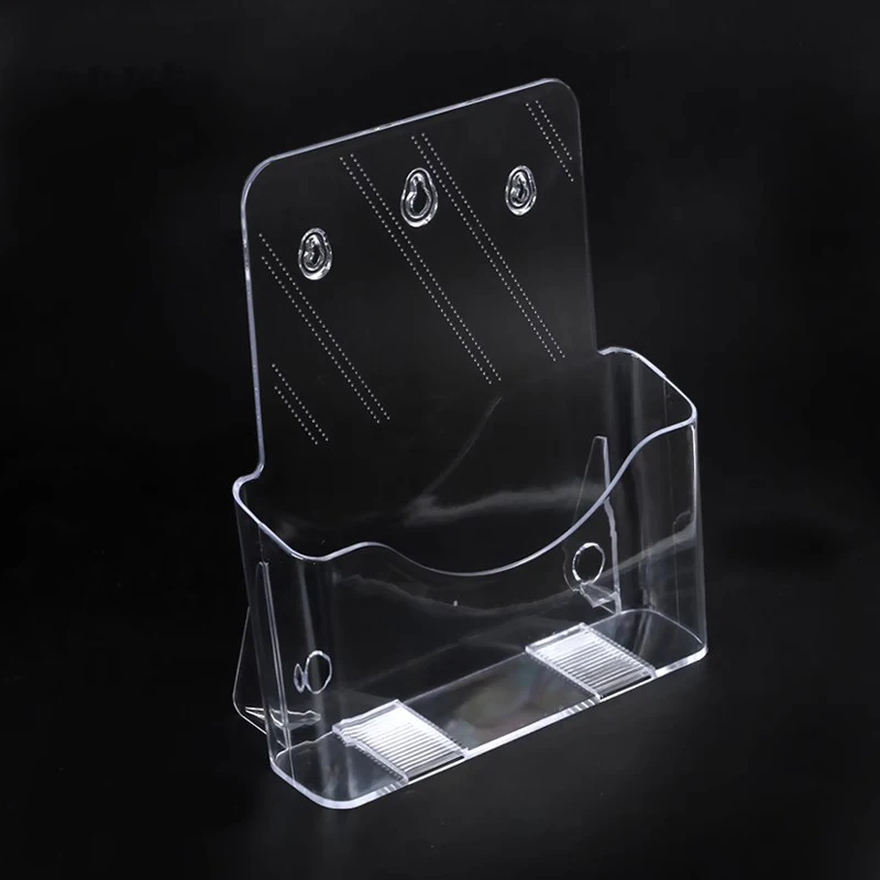 Custom A4 A5 A6 Acrylic Brochure Holder Standing Flyer Holders Acrylic Leaflet Display Stand Brochure Holder