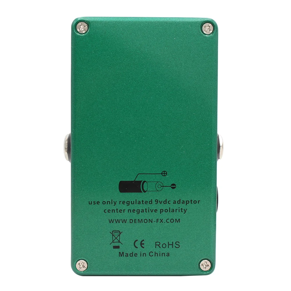 Demonfx Ts Green Overdrive Booster Pedal For Guitar - 2 In 1, Oem