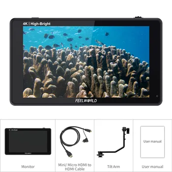 FEELWORLD LUT6E DSLR Camera Field Monitor, 1600nits Sunlight Visible, 3D LUT Support, OEM/ODM Available, Bulk Order product image