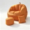 Almohada naranja + pedal (sin rellenos)