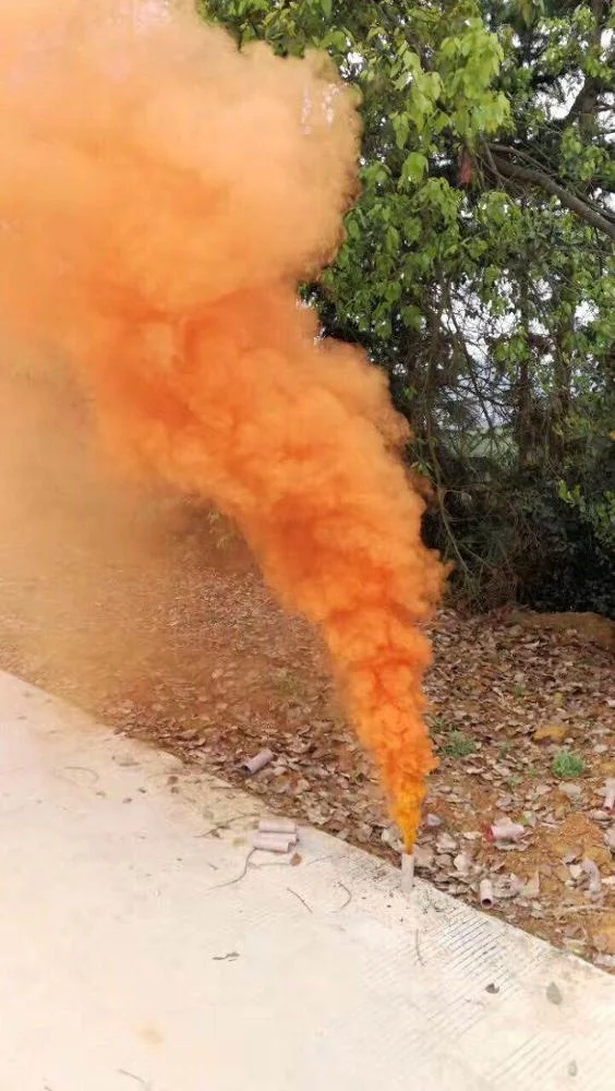 Factory Made Wedding Colorful Fireworks Smokes Two Side Smoke Flare Spinning Toy Color