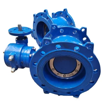 Flanged Double Eccentric Butterfly Valve EN593 Standard Manual Power Regulation for High Temperature Water General Application