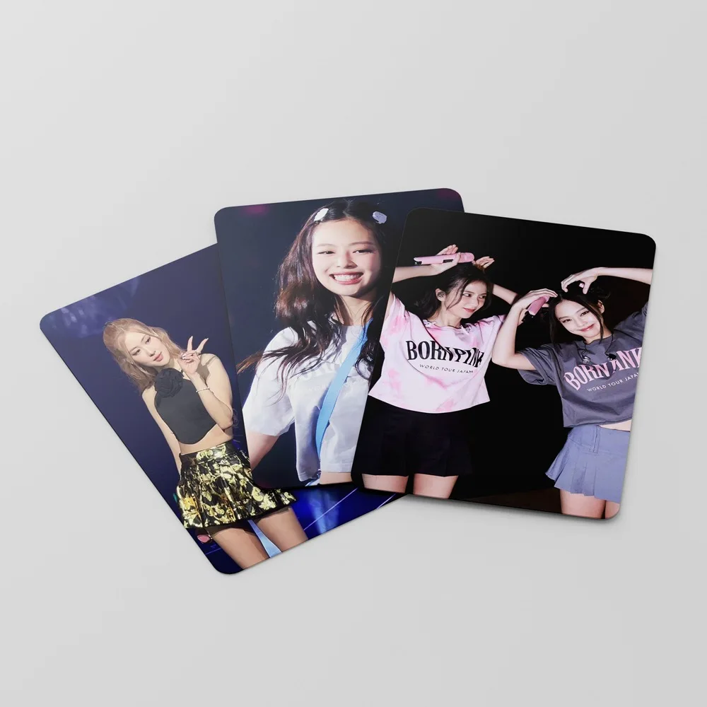 9 Models 55Pcs/Box Lomo Card K-pop Double Side Printing Pink Girls Lomo Card  for Music Fans