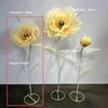 Champagne orange-fleur simple-60 cm