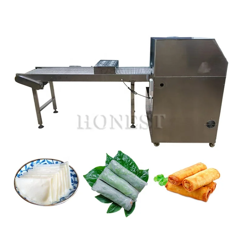 Fully Automatic Tortilla Making Machine / Spring Roll Sheet Making Machine / Pancake Machine Gas Type