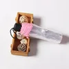 transparent avec bordure rose