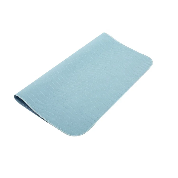 Heavyweight Blue Big Size Washable Bed Pad/xxl Incontinence