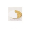 Assiette plate ronde effet pierre semi-blanc 8 pouces