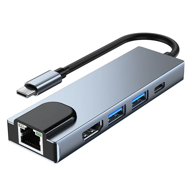 5-in-1 USB HUB, 5 Port Fast Charging USB Hub