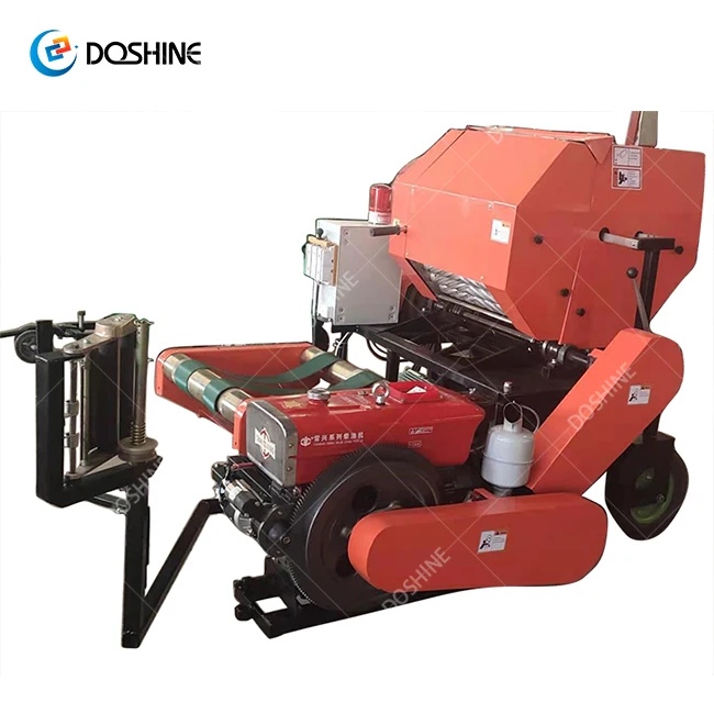Factory Price Mini Round Silage Baler Wrapper Hay Baler Wrapping Machine Corn Straw Packing Machine for Sale