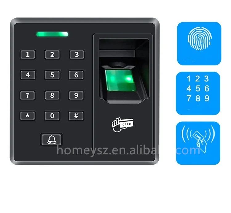 Standalone Control Biometric Fingerprint Time Attendance Access Control ...
