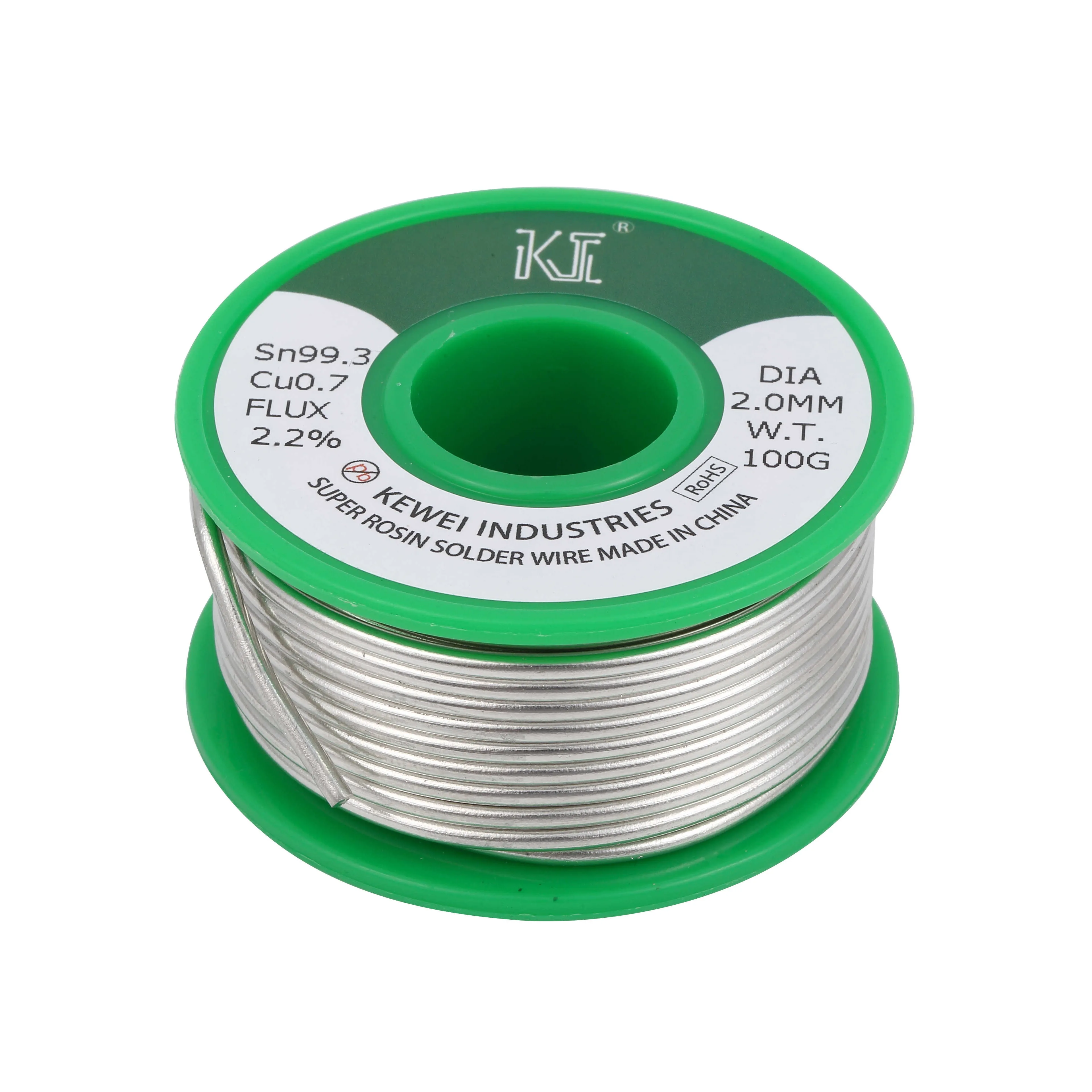 Super Low Temp Lead Free Solder Wire 138c Flux Core 1/2 Lb Spool ...