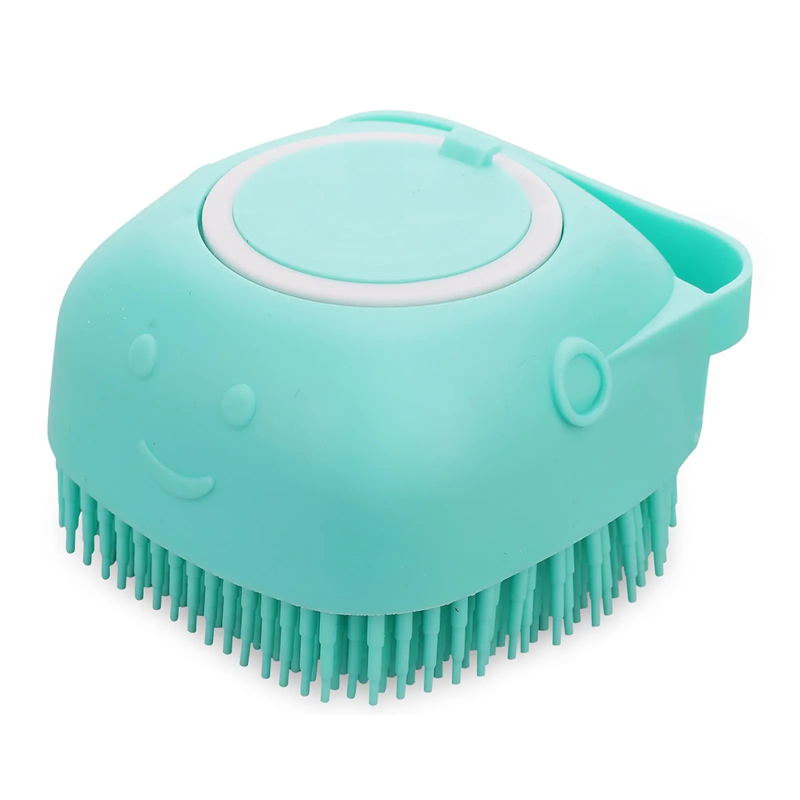 Hunde-Badebürste 3-teilig – Mit Verstellbarem Griff, Für Kurzes & Langes Haar, Blau
