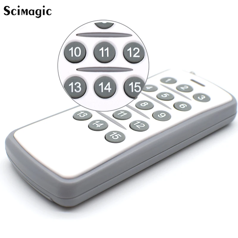 433 MH 1527 EV1527 433mhz Learning Code Remote Controller 15CH RF Wireless Remote Control  Transmitter