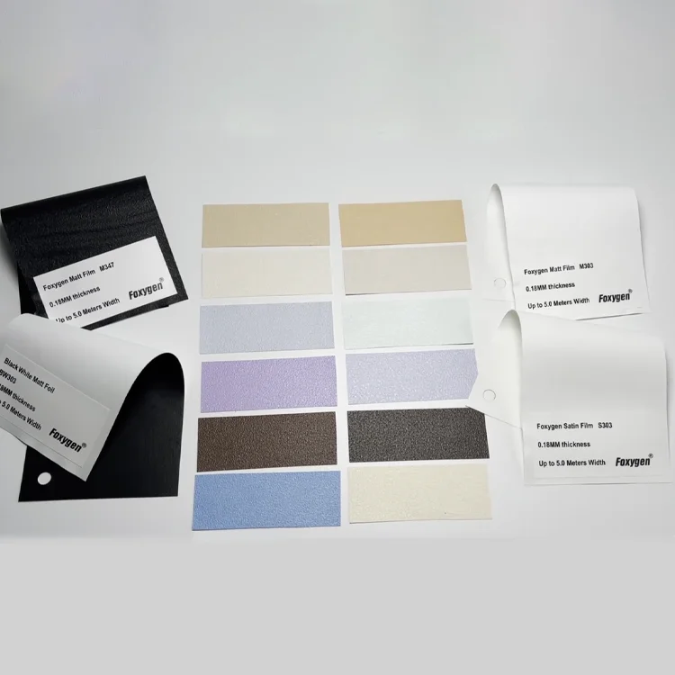 wholesales foxygen pvc matt film interior decoration -18