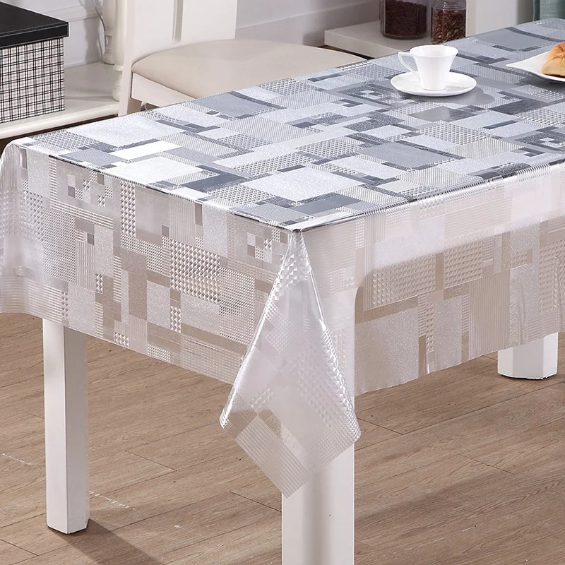 RNPT 3D Transparent PVC Table Cloth  TC 152  Newly Designs of 3D PVC Table Cover