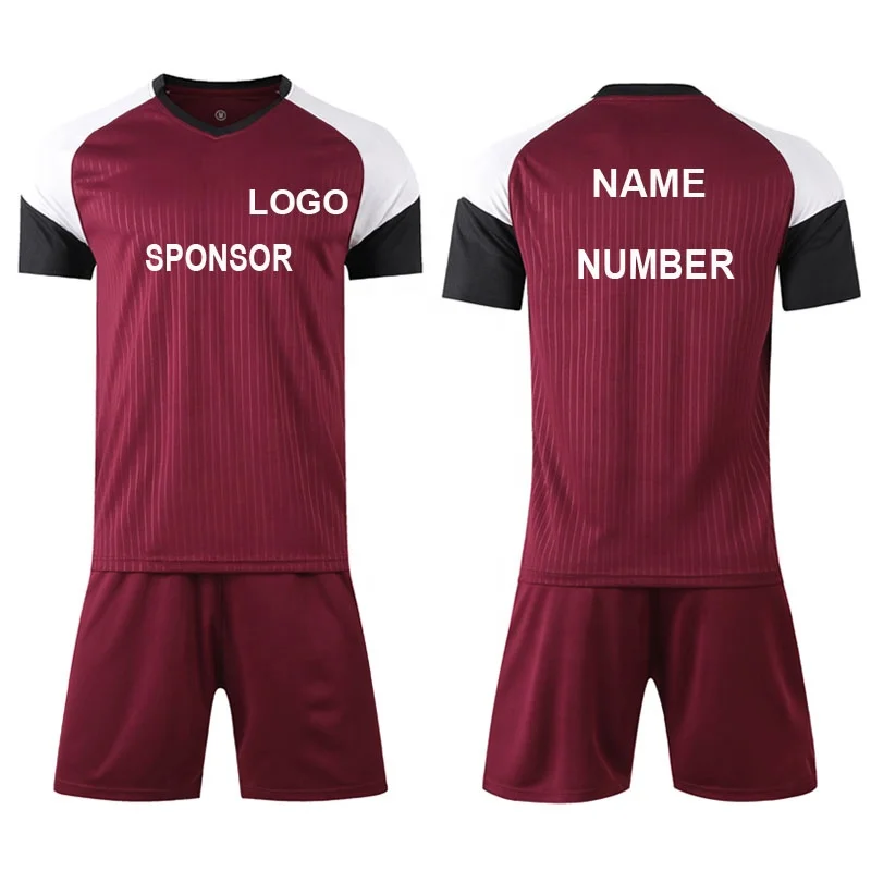 Source 2020 New Design Put Your Name Number Maroon Player Version Soccer  Jersey on m.