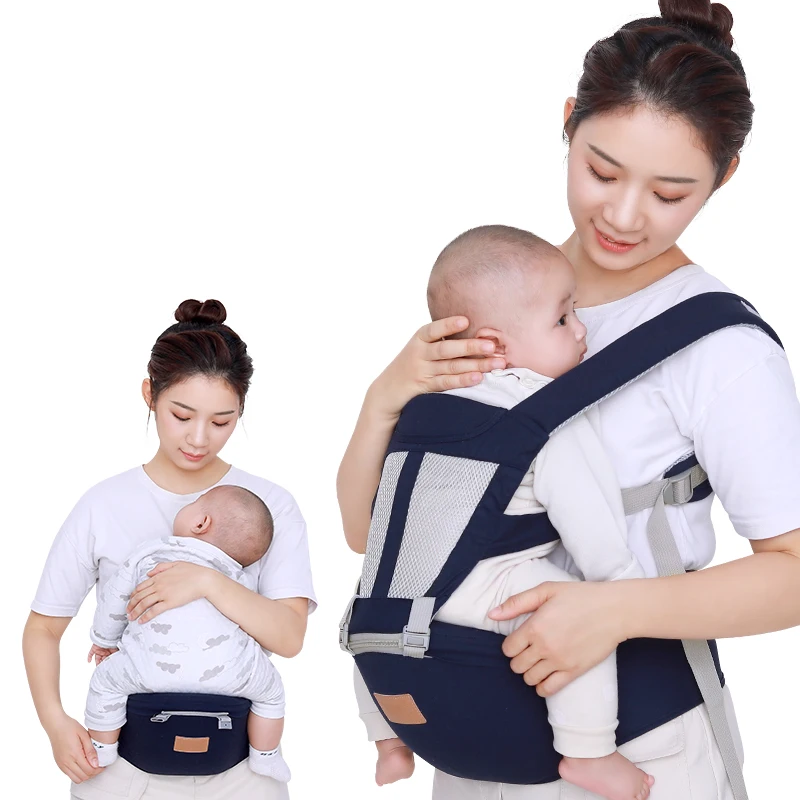 Portabebés 6 en 1 certificado de seguridad para recién nacidos a niños pequeños, ajustable y desmontable para bebés de 7 a 50 libras, para todas las estaciones, perfecto para ir de compras y - details 0