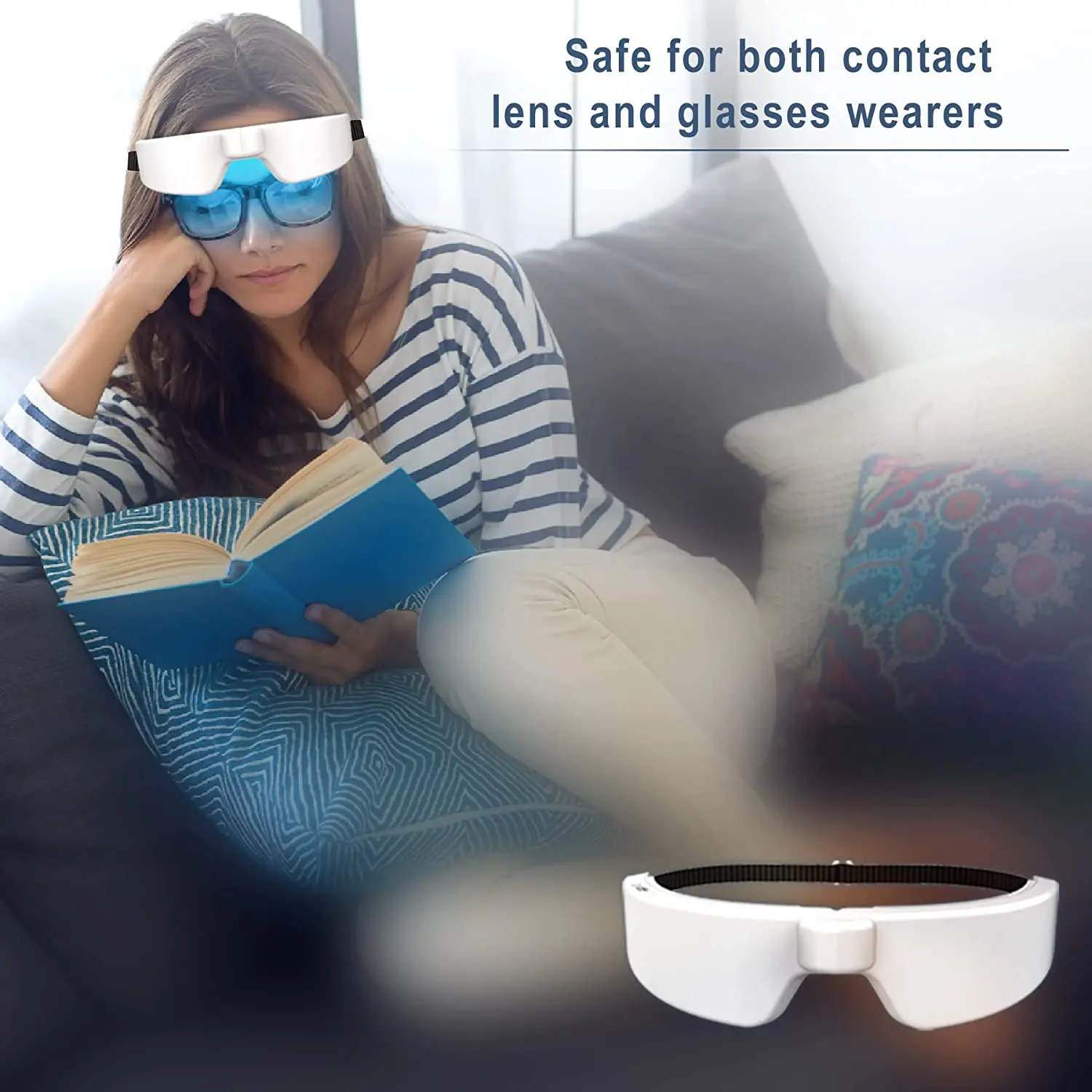 Sad Light Therapy Lamp Depression Mood Therapy Glasses Hot Sale For