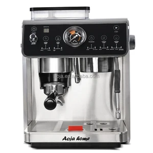 Professional Italian Espresso Machine with Auto Milk Frother Office Home Espresso Cappuccino & Latte Machine  Ground Coffee