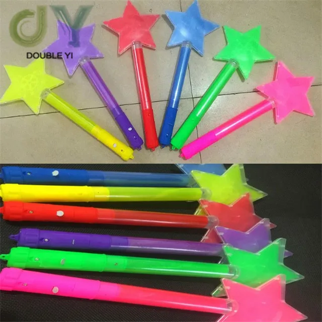 Colorful LED Flashing Star Glow Light Stick for Concert and Party
