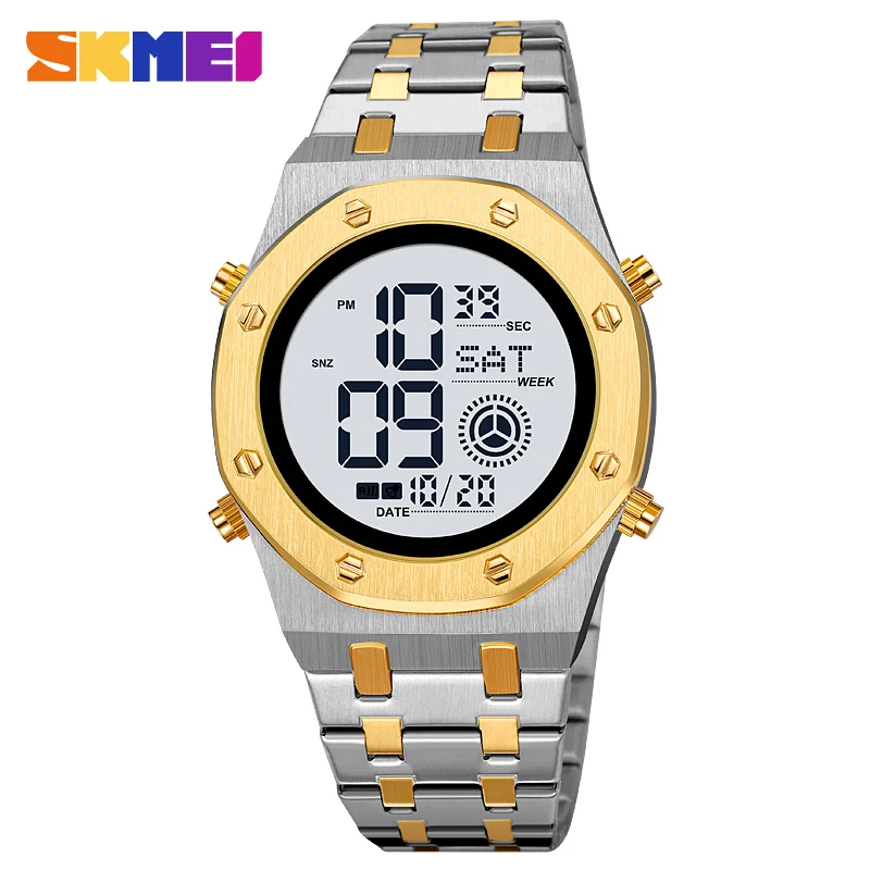 SKMEI 2073 fashion world man orologio digitale autentico cinturino